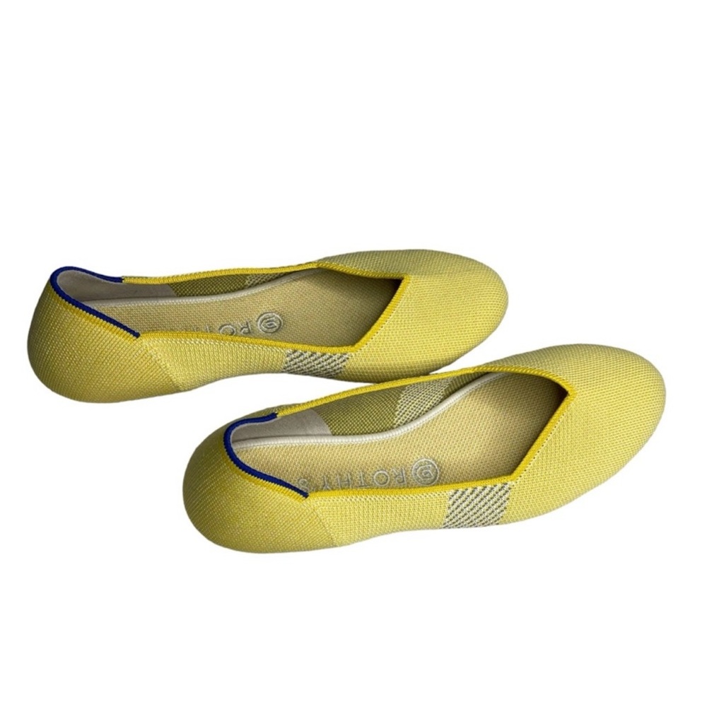Rothy's Yellow Flats Minimalist Design